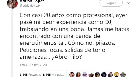 Hilo de Twitter