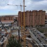 Construcción de un edificio en una parcela situada entre las calles Dolores Marques y Círculo de Bellas Artes.