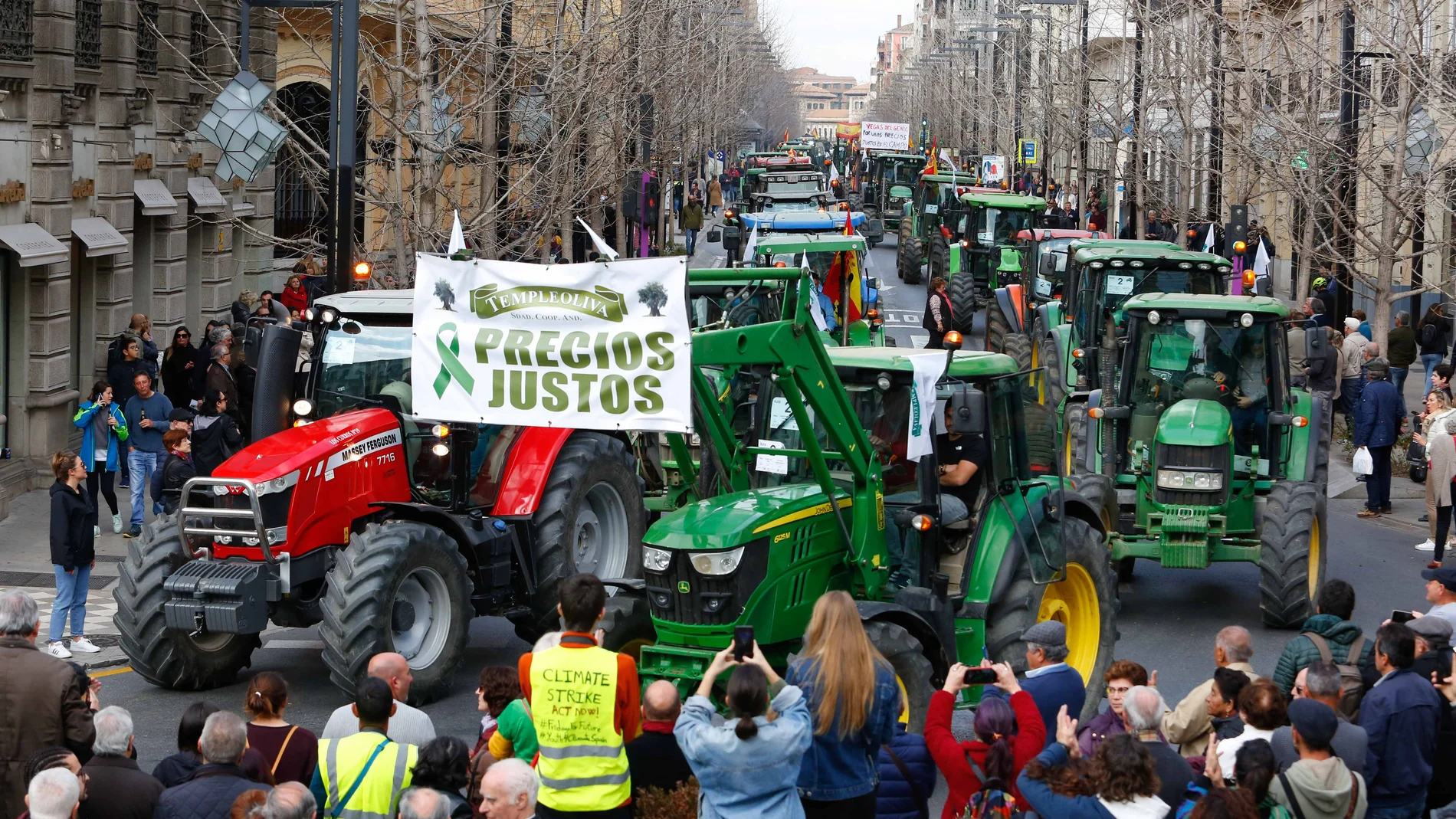 Protesta ayer en Granada
