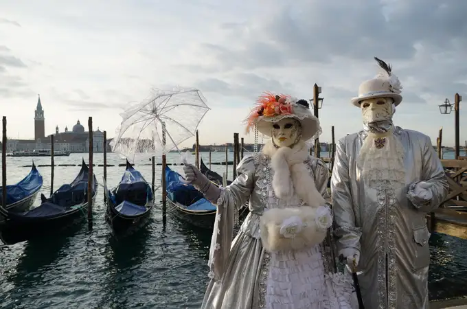Venecia experimenta sus primeros Carnavales sin turismo masivo por las inundaciones y el coronaviurs 