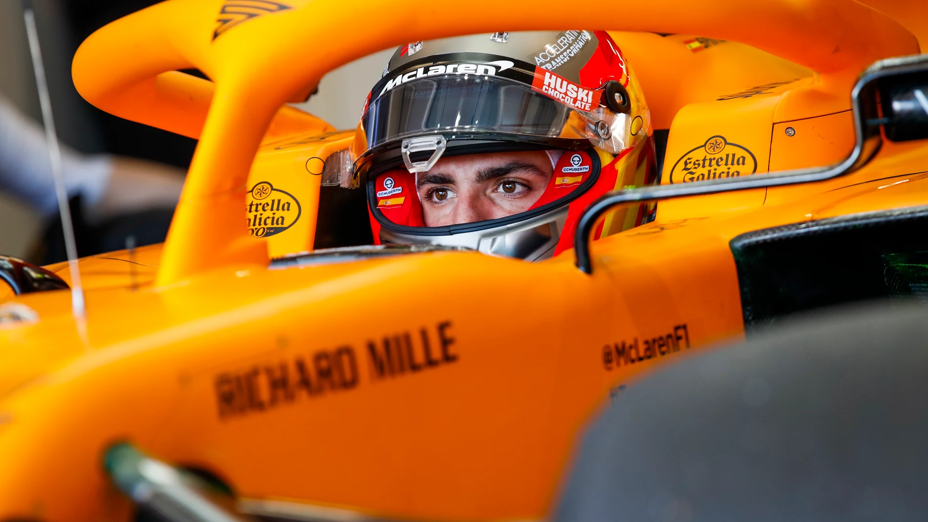 Carlos Sainz, con McLaren19/02/2020 ONLY FOR USE IN SPAIN