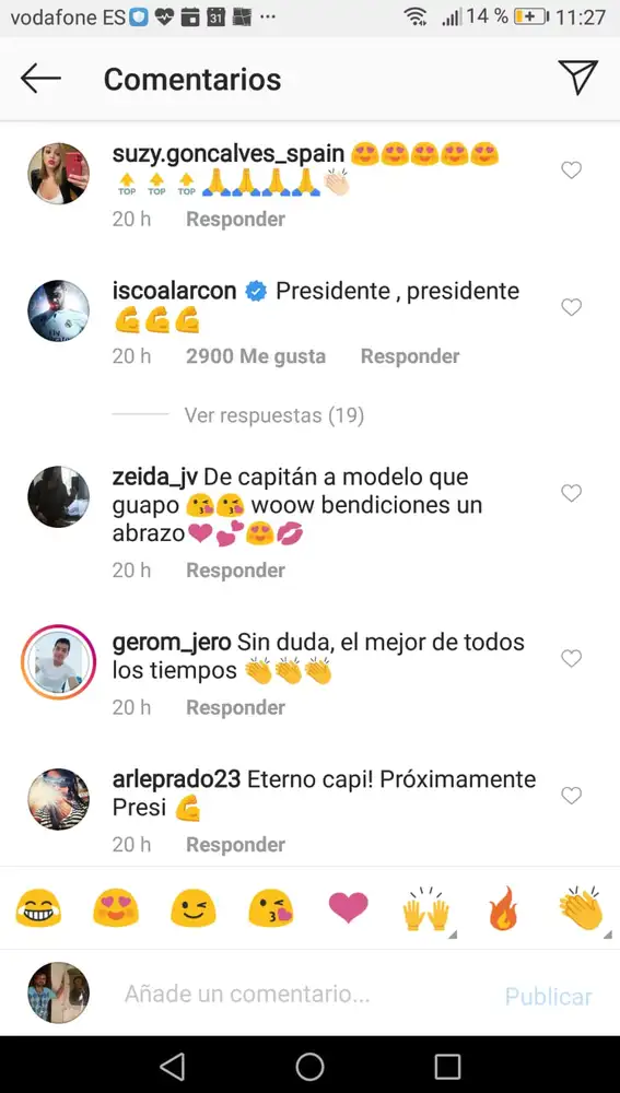 Isco apoya a Casillas como presidente de la Federación