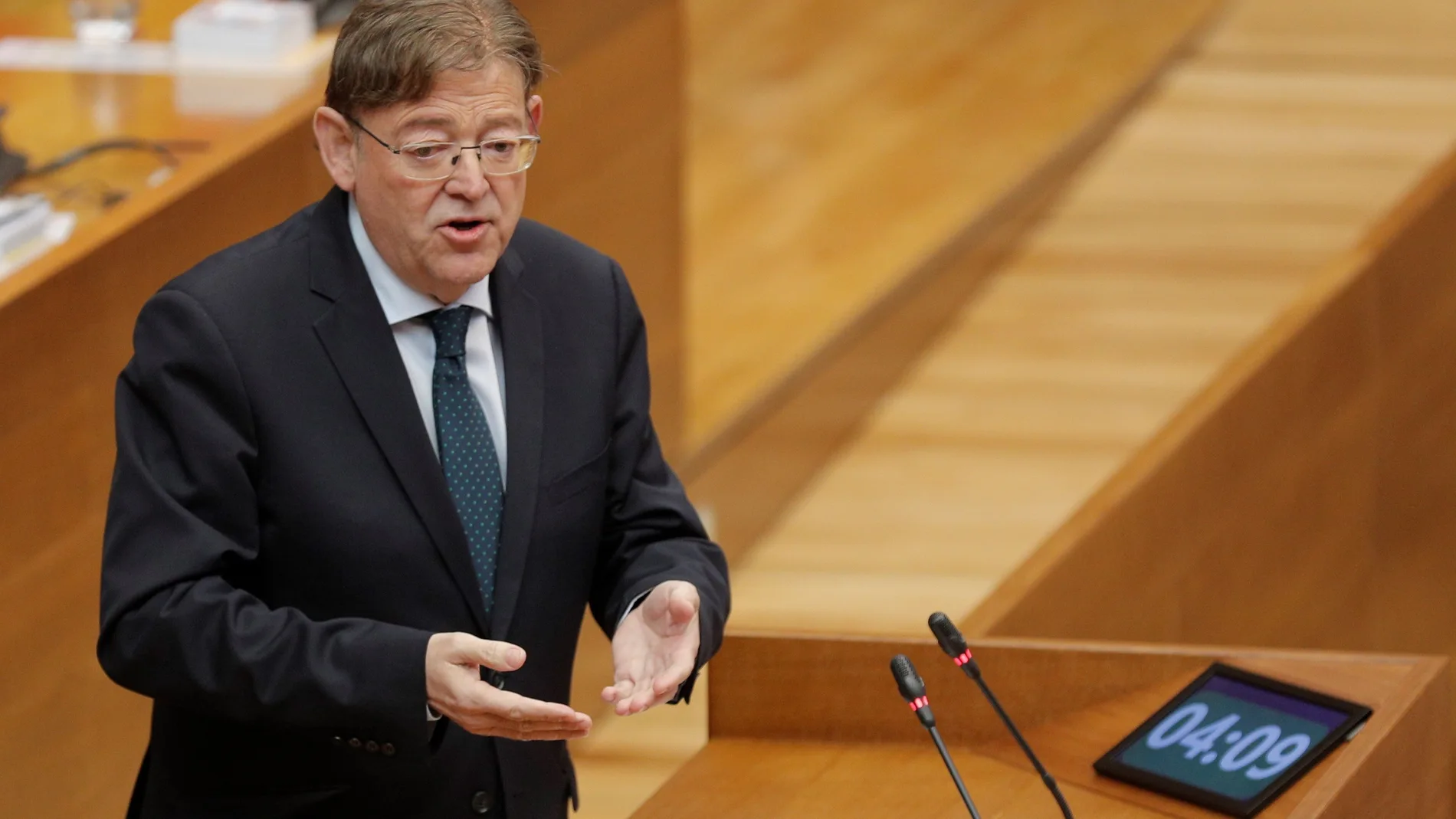 Sesión de control al president de la Generalitat, Ximo Puig