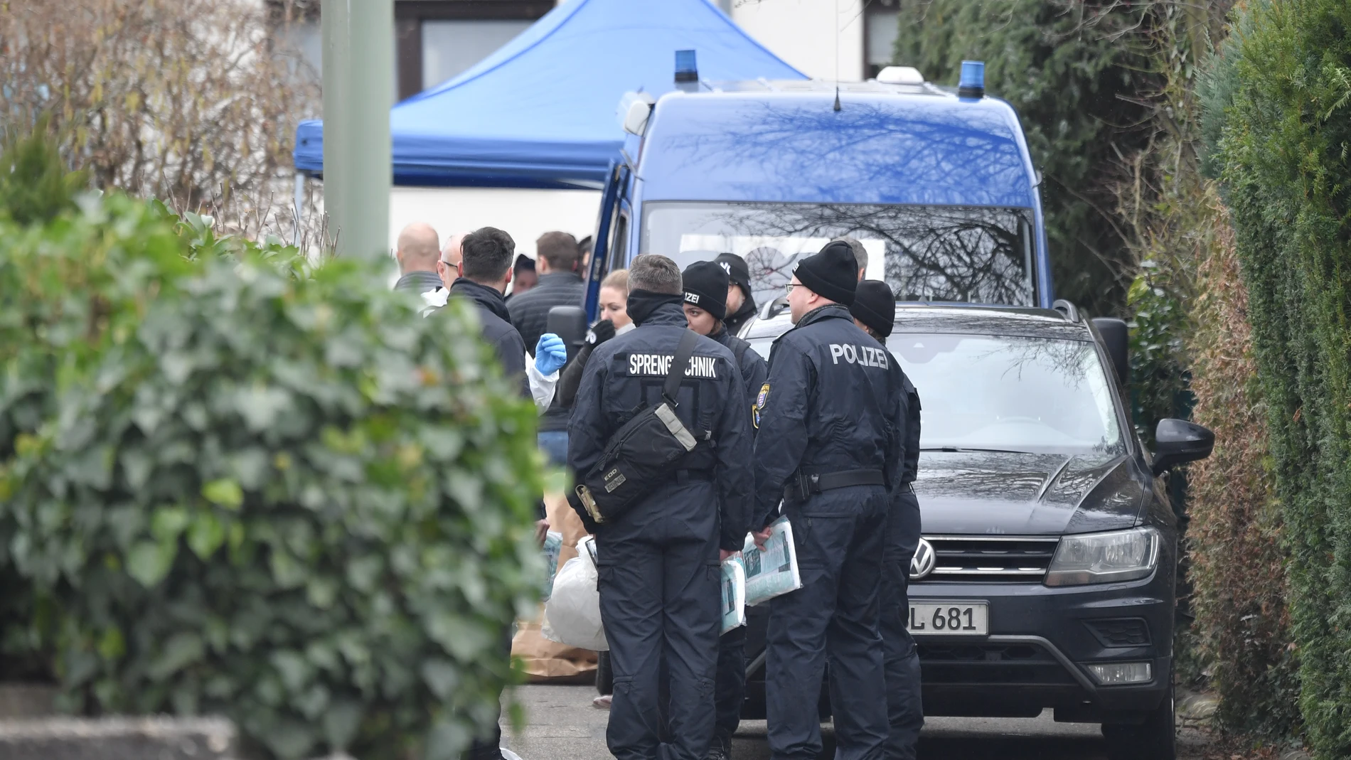 La Policía rastrea la casa del sospechoso del atentado de Hanau en Alemania
