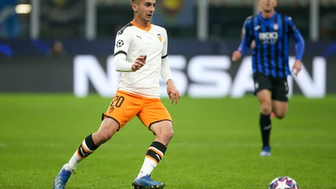 Ferrán Torres frente al Atalanta.