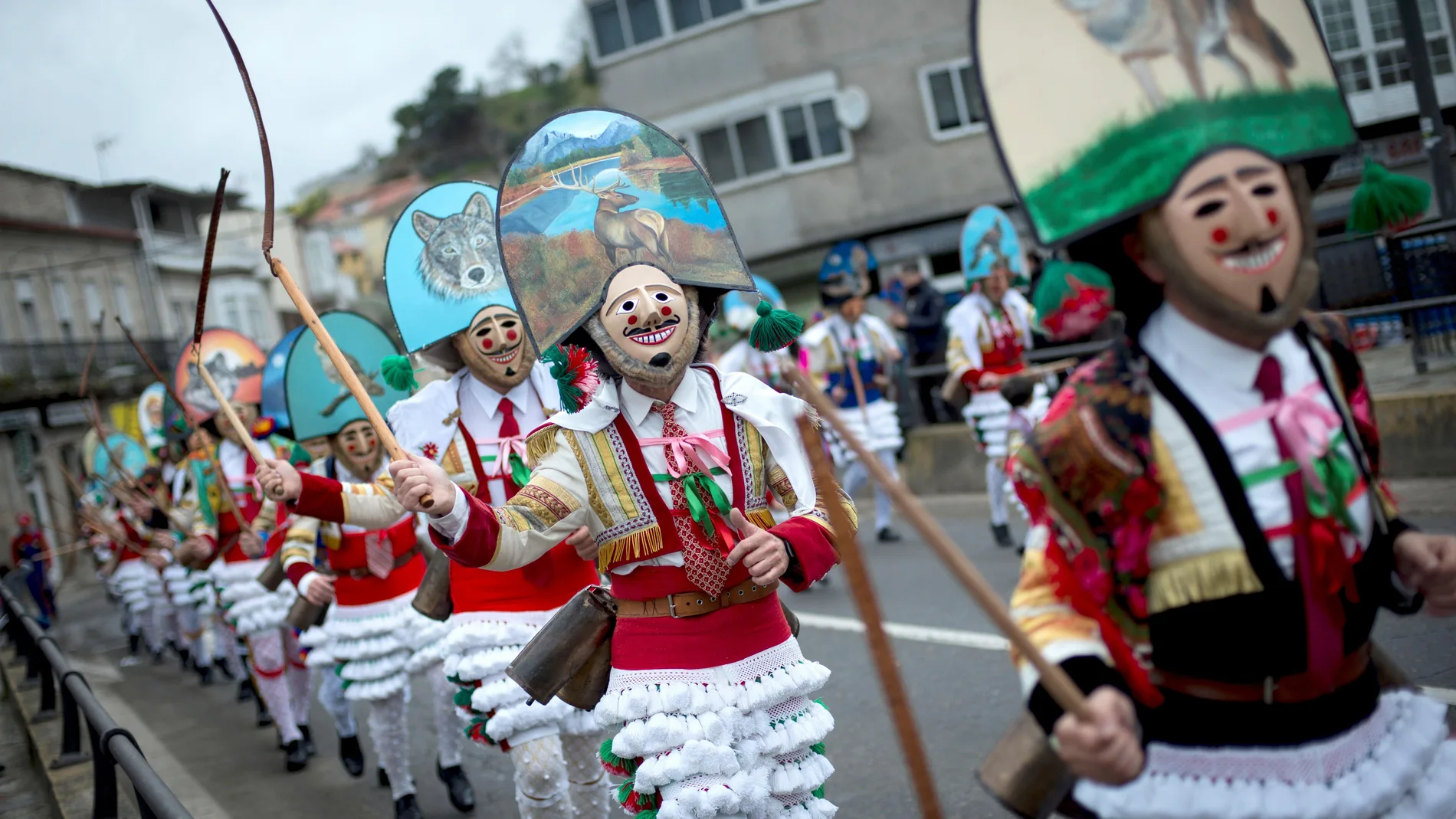 Toda Galicia es famosa por su carnaval, pero el triángulo imprescindible está formado por Laza, Verín y Xinzo de Limia