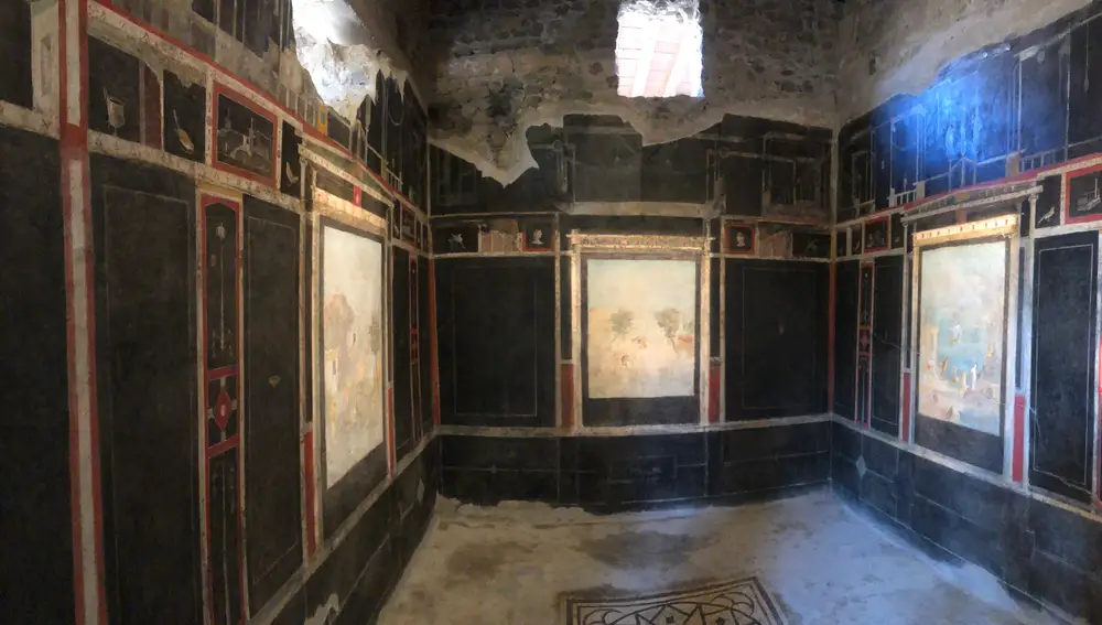 La casa de la Huerta, restaurada después de 40 años en Pompeya