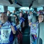 Aficionados del CD Becerril viajan a San Sebastián invitados por la Real Sociedad