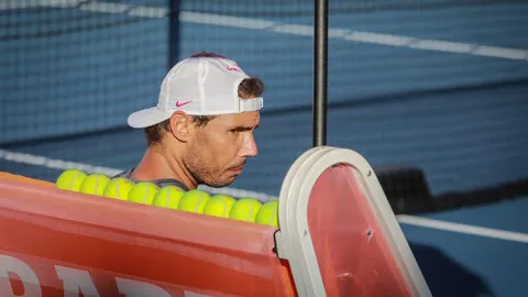 Rafa Nadal en Acapulco, el último torneo que pudo disputar antes de la crisis del coronavirus