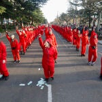 Desfile de carnaval en la ciudad de León, con la participación de grupos, comparsas, charangas y carrozas
