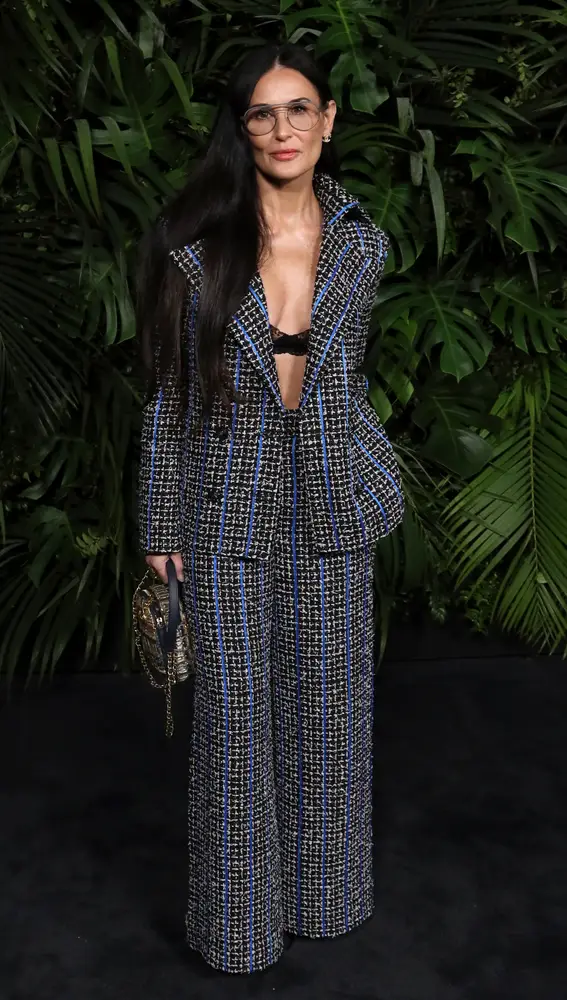 Actress Demi Moore attending Chanel and Charles Finch Pre-Oscar party on Saturday, Feb. 8, 2020 in Los Angeles.