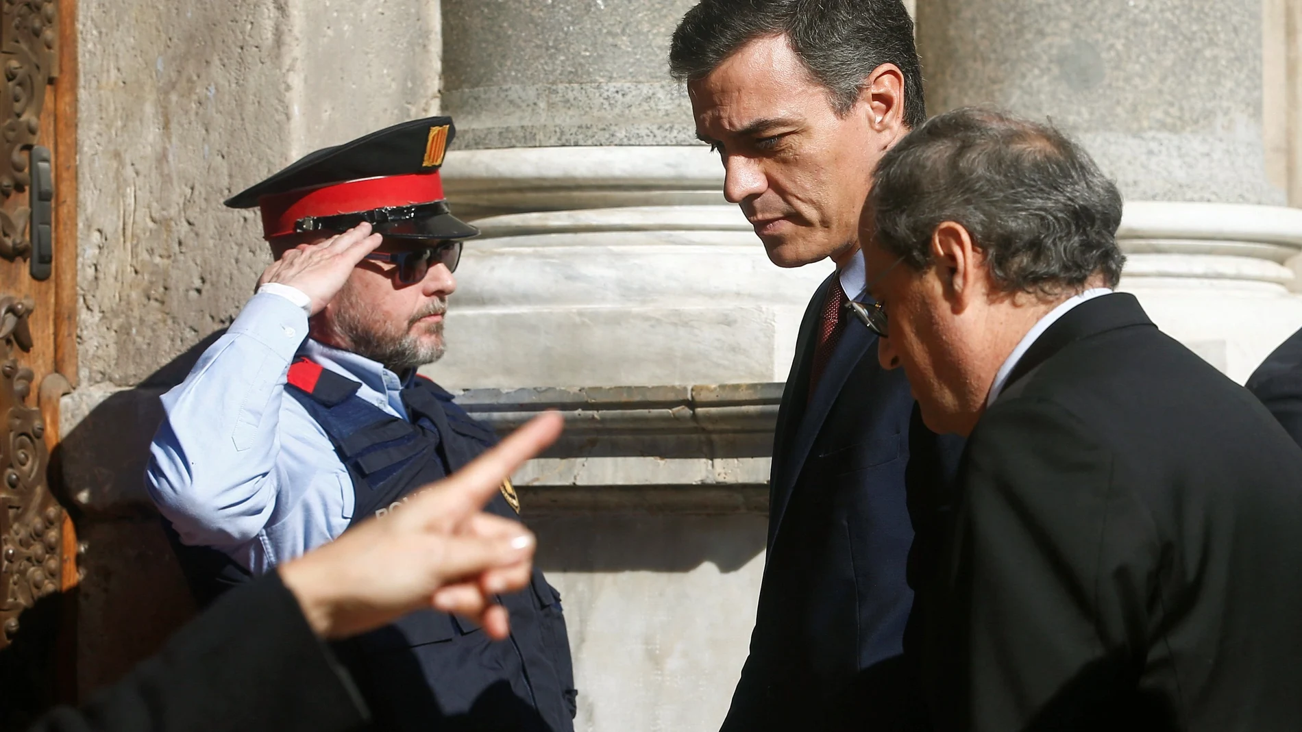 El presidente del Gobierno, Pedro Sánchez, se reunió el pasado 7 de febrero con los empresarios catalanes en Barcelona