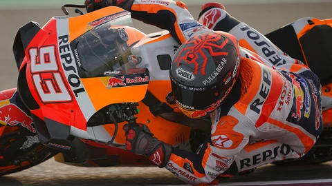 El piloto español de MotoGP Marc Márquez (Repsol Honda) en el test de CatarREPSOL MEDIA23/02/2020