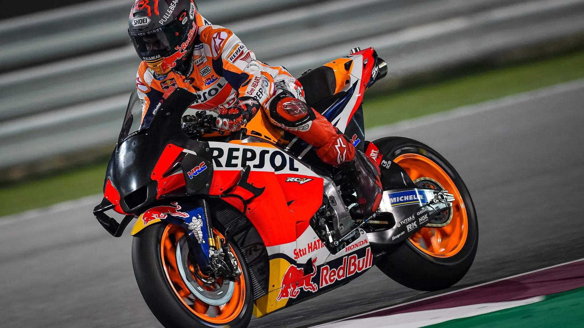 Márquez, en el test de Qatar