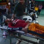 Uno de los heridos en los enfrentamientos registrados en Nueva Delhi