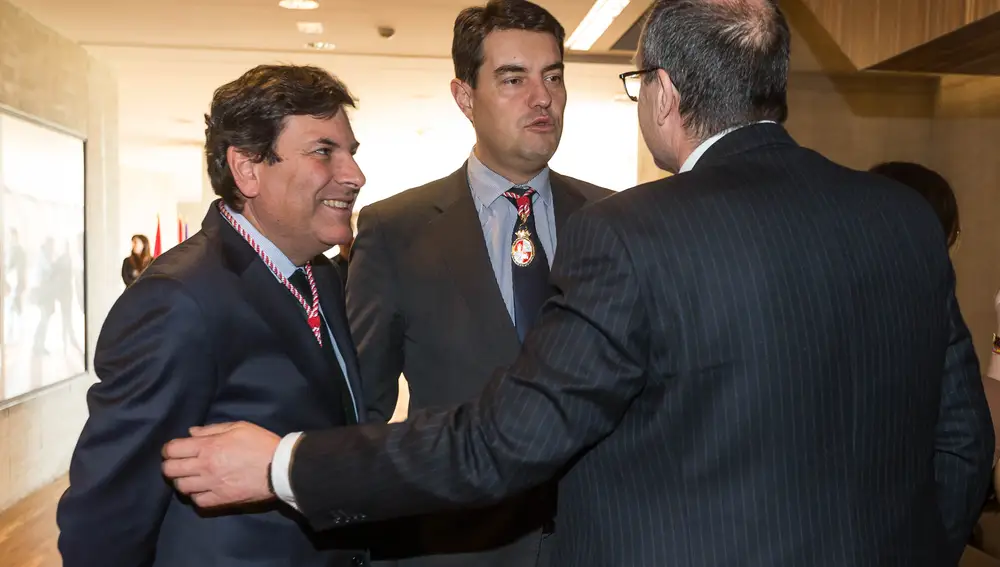 Los consejeros Ángel Ibáñez y Carlos Fernández Carriedo