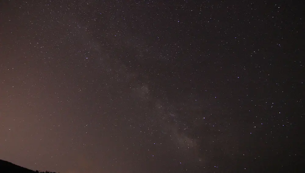 Fotografía de la Vía Láctea, tomada desde las proximidades del Telescopio de Cala d'Hort (Ibiza).