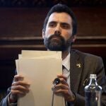 El presidente de la cámara catalana, Roger Torrent