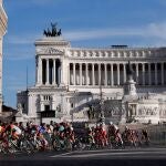 Imagen del Giro en su última etapa en Roma