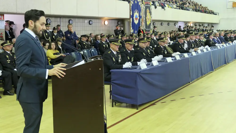 El secretario de Estado de Seguridad, Rafael Pérez, en la jura de inspectores de Policía.EUROPA PRESS27/02/2020