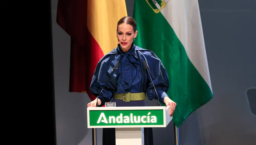 Eva González, presentadora del acto