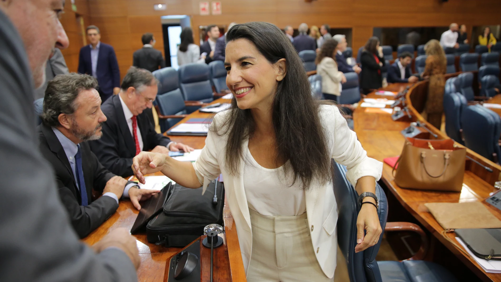 La portavoz parlamentaria de Vox en la Asamblea de Madrid, Rocío Monasterio