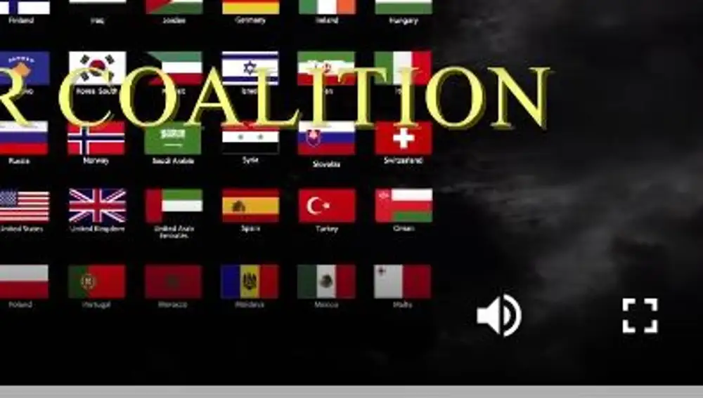 Banderas del Isis, donde figura la de España
