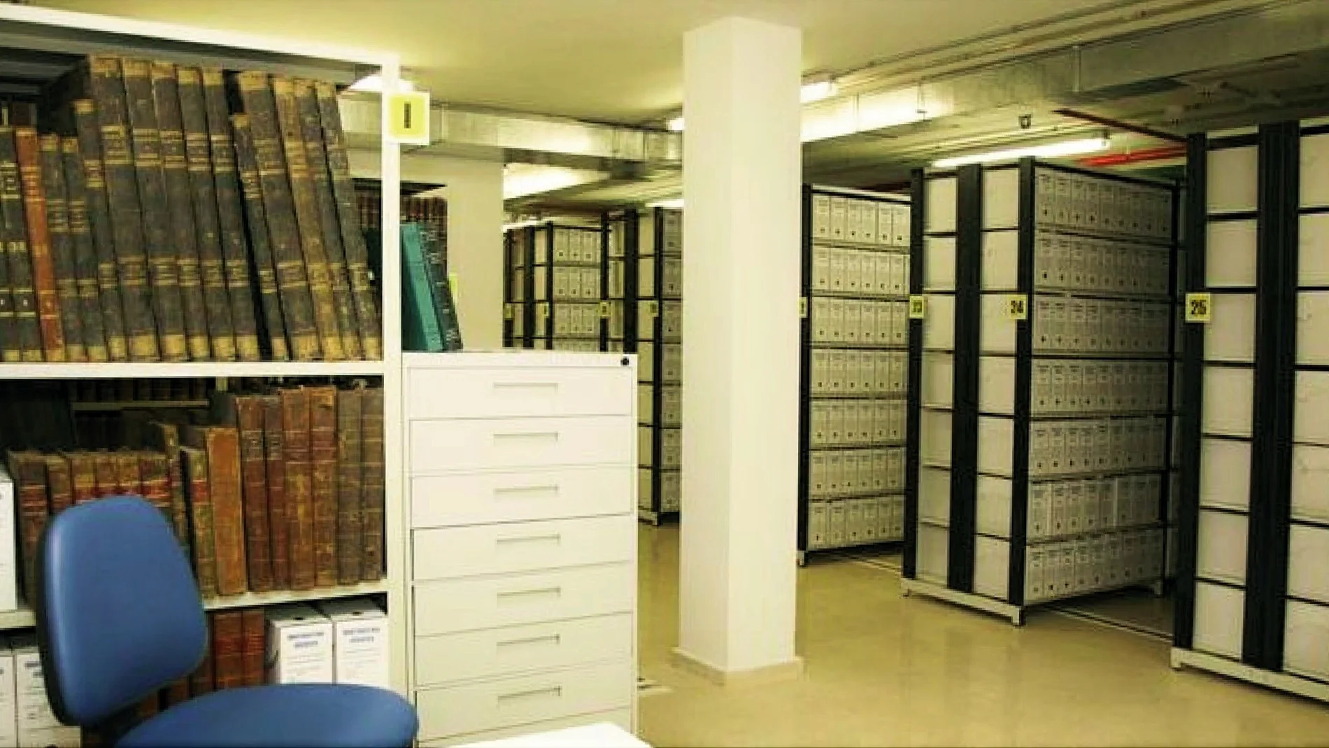 Salas del Archivo de la Diputación de Palencia