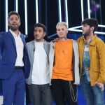 Roberto Leal junto a los nominados de la Gala 7