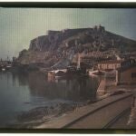 Fotografía del Puerto y el castillo de Águilas realizadas en 1908