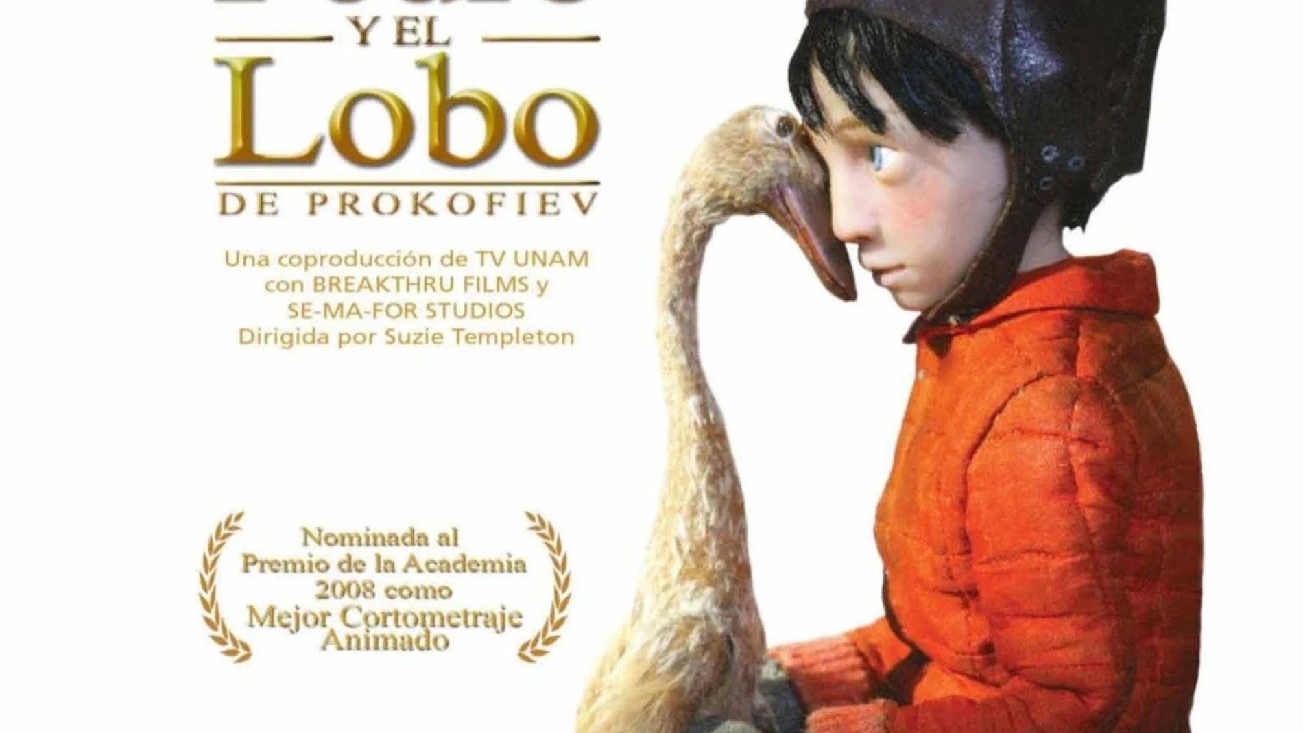 Imagen del cortometraje de "Pedro y el Lobo" de Prokófiev