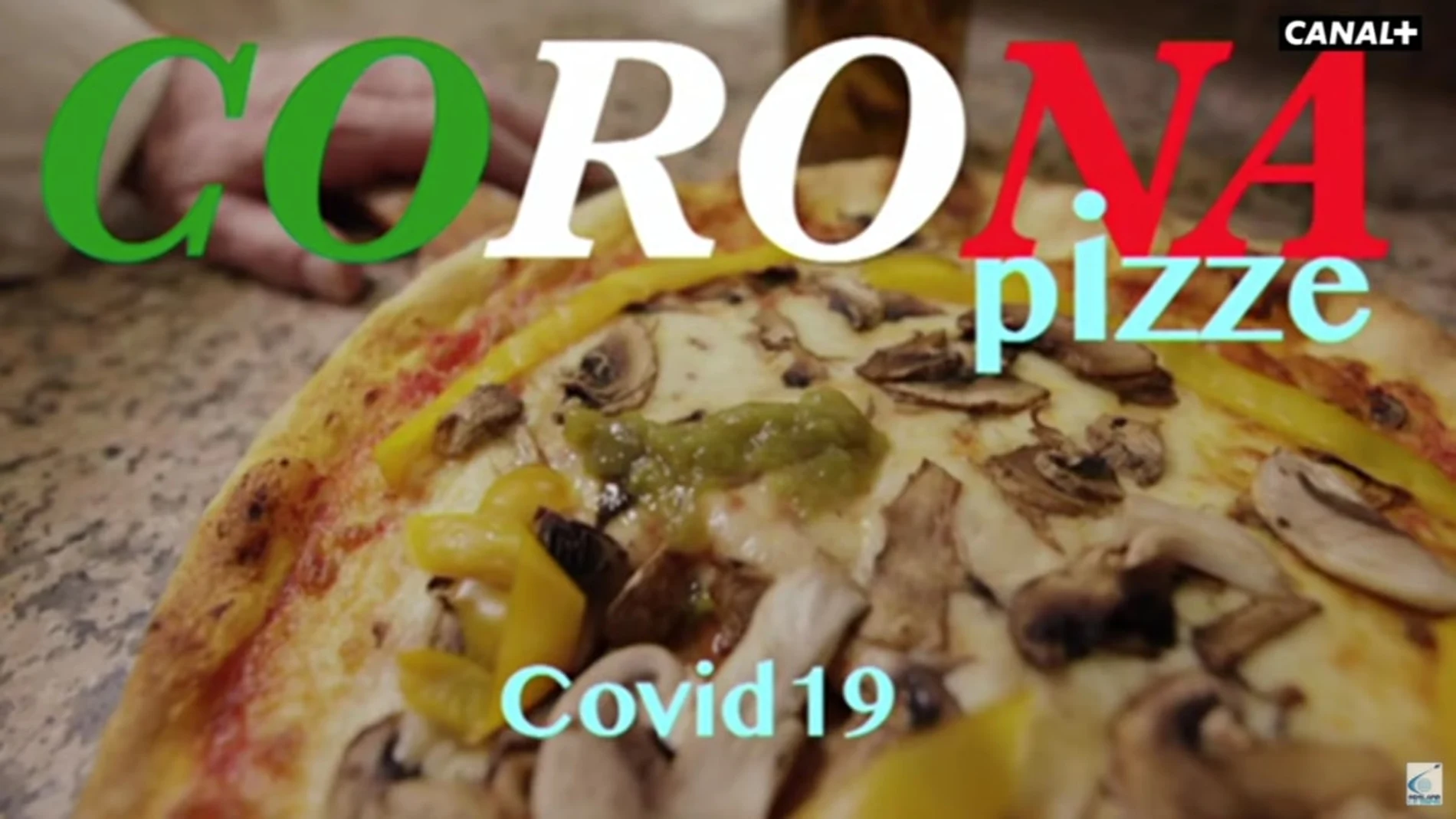 Vídeo satírico sobre la pizza y el coronavirus de Canal+