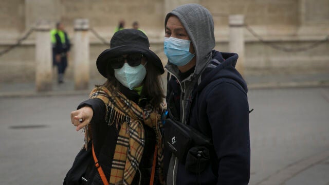Imágenes del impacto del virus del Coronavirus en el sector turístico