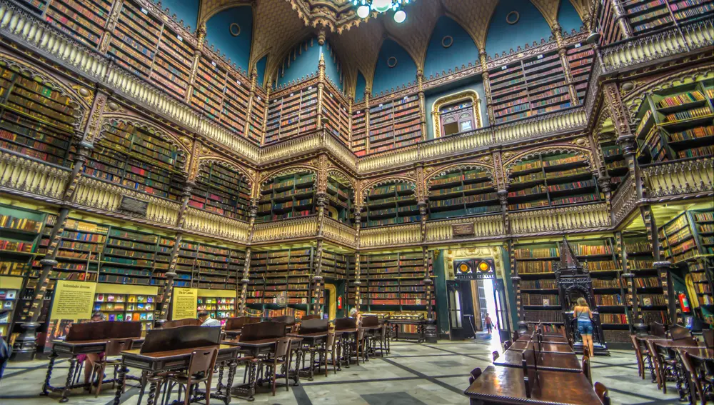 Más que un cuento sacado de una biblioteca, esta parece una biblioteca sacada de un cuento.