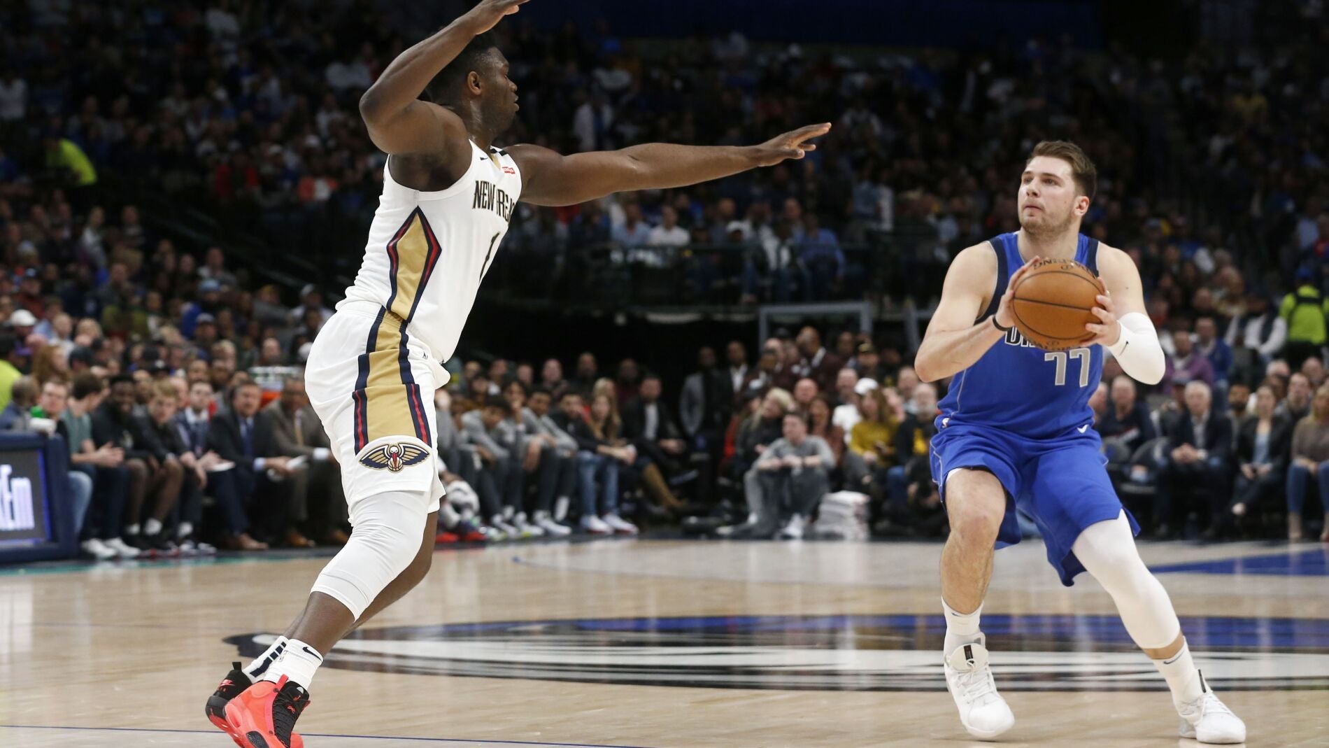 Doncic Hace Historia Delante De Zion Williamson