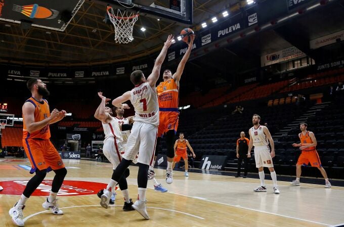 El Valencia Basket-Armani Milán fue uno de los últimos partidos que se jugó