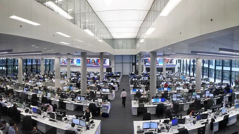 Sala de tesorería de BBVA