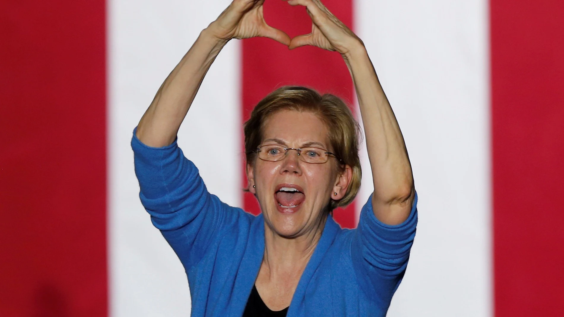 FILE PHOTO: Democratic U.S. presidential candidate Senator Elizabeth Warren speaks at her Super Tuesday night rally in Detroit, Michigan, U.S.