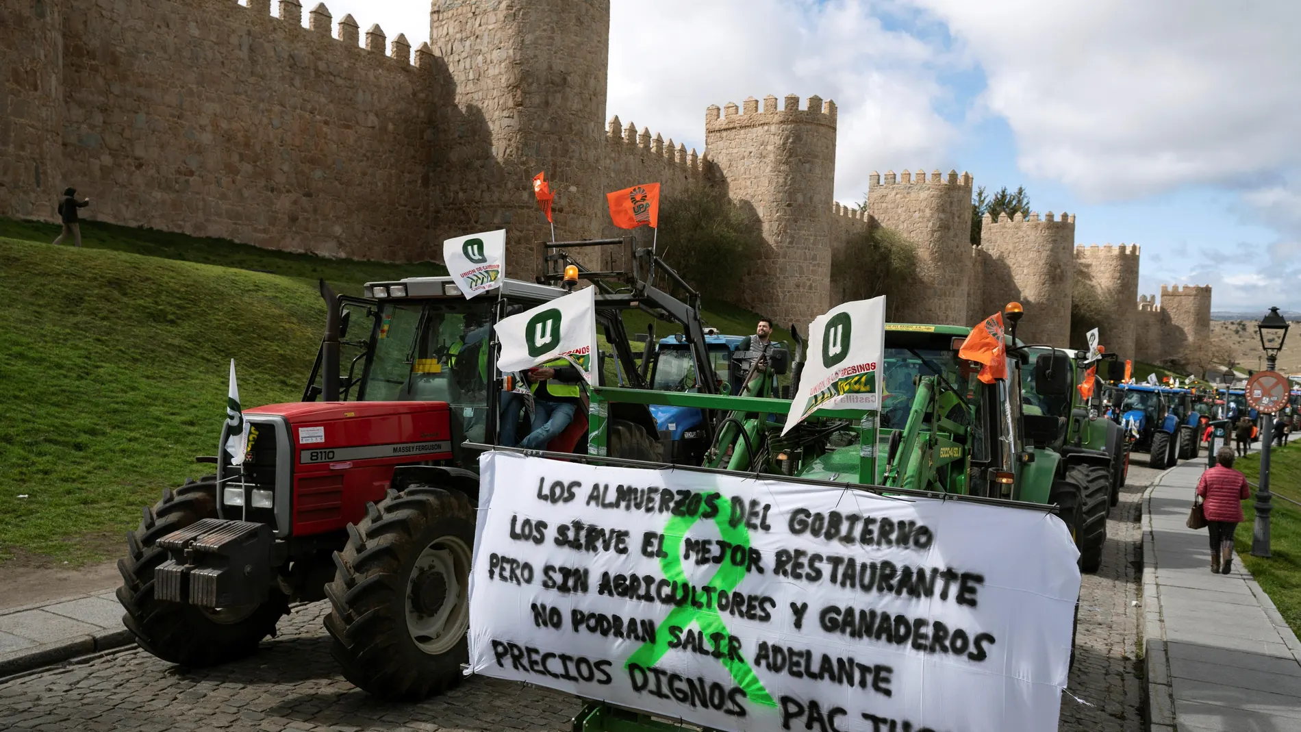 Tractorada en Ávila