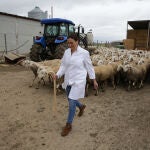 05/03/20. Ganadería de ovejas donde se hacen quesos artesanos en Castilla La Mancha, Madridejos.@ Cipriano Pastrano