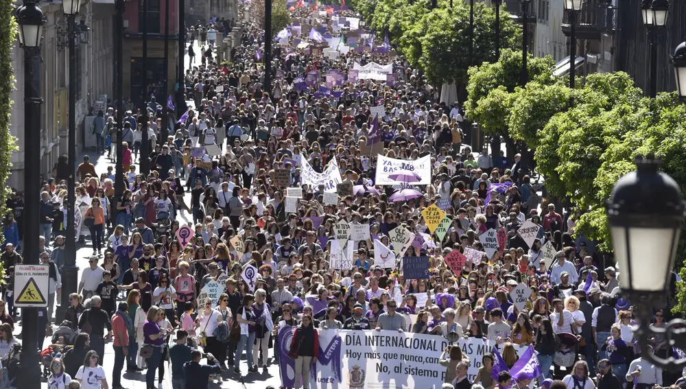 8M manifestación en Sevilla