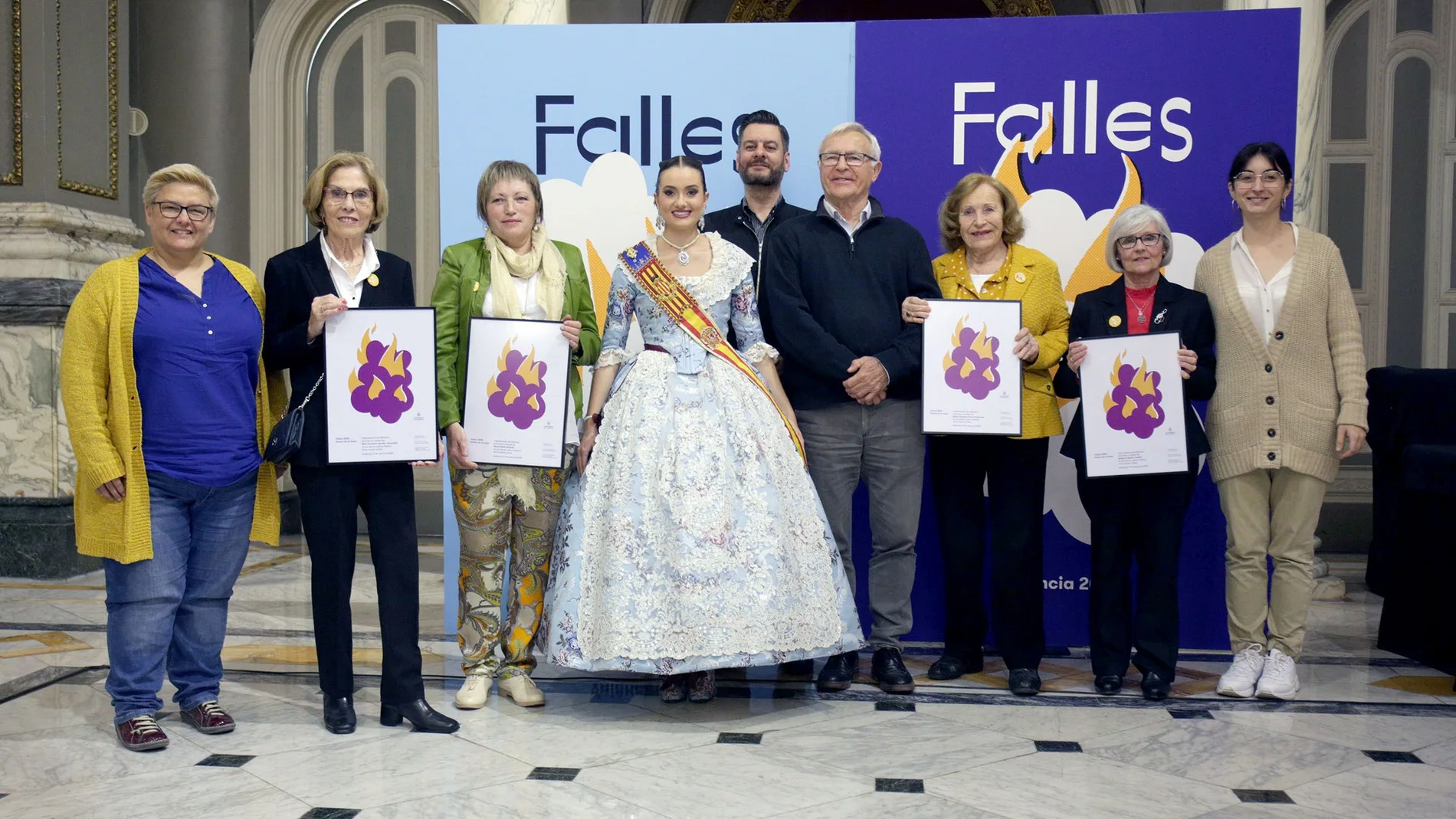 El alcalde de Valencia, Joan Ribó participa en el "Reconeixement de les Dones de la Festa”