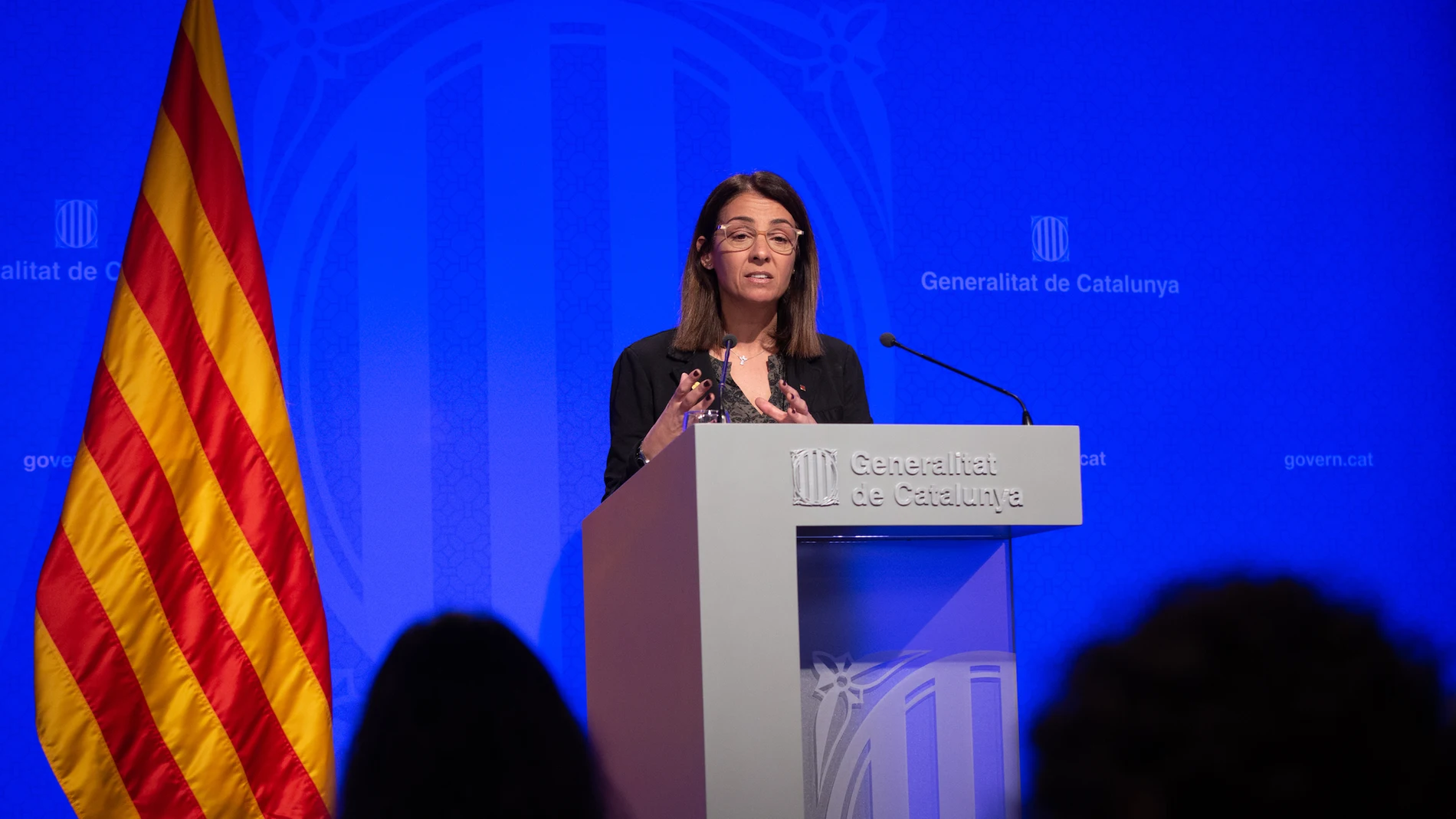 Rueda de prensa posterior al Consell Executiu en el Palacio de la Generalitat