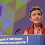 Margrethe Vestage, vicepresidenta responsable de Competencia de la Unión Europea