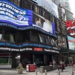 El anuncio del posible cambio de ciudades de los partidos de la NBA en Times Square