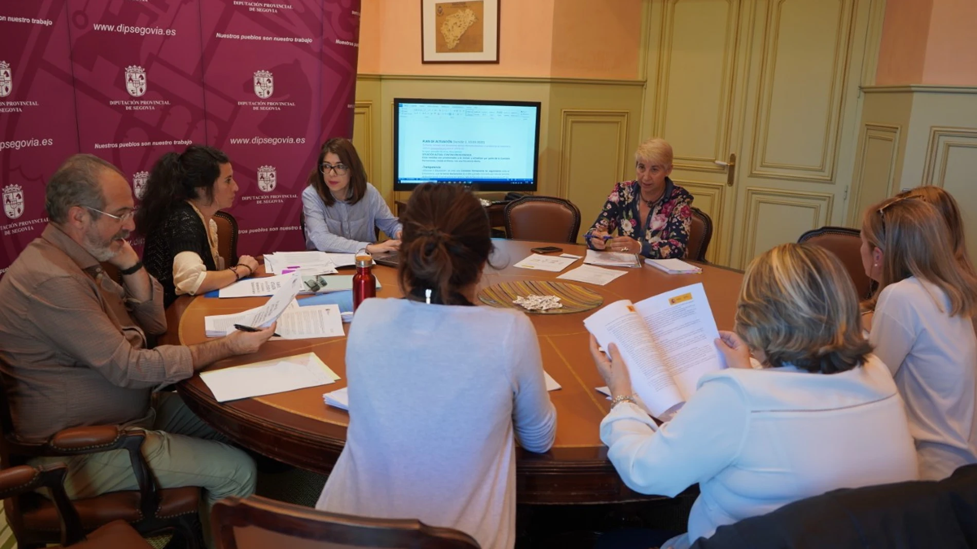Comisión de seguimiento de Coronavirus de la Diputación de Segovia