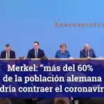 Merkel: el 70% de la población alemana contraerá el coronavirus