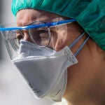 Un trabajador sanitario en el Hospital Universitario de Dresde12/03/2020 ONLY FOR USE IN SPAIN