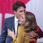 El primer ministro Justin Trudeau y Sophie Gregoire Trudeau en una foto de archivo