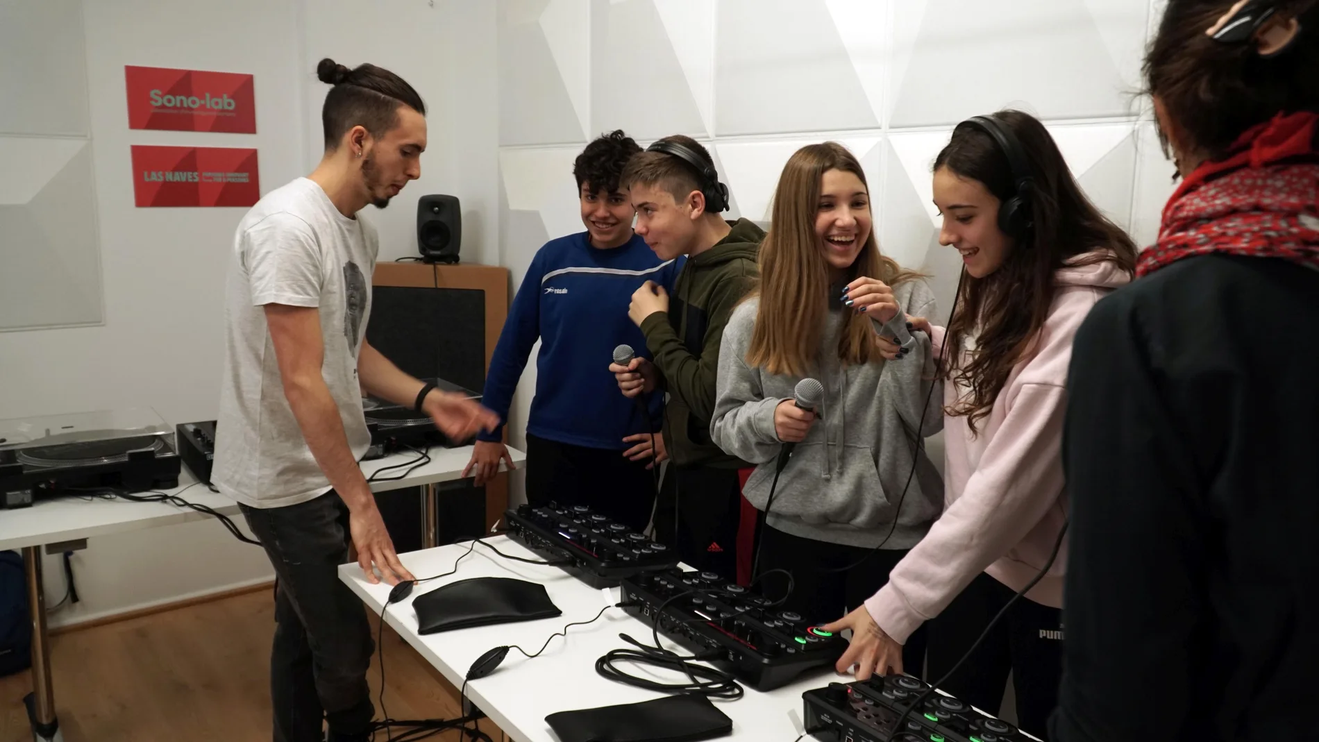 Laboratorio Sonolab en Las Naves, en Valencia